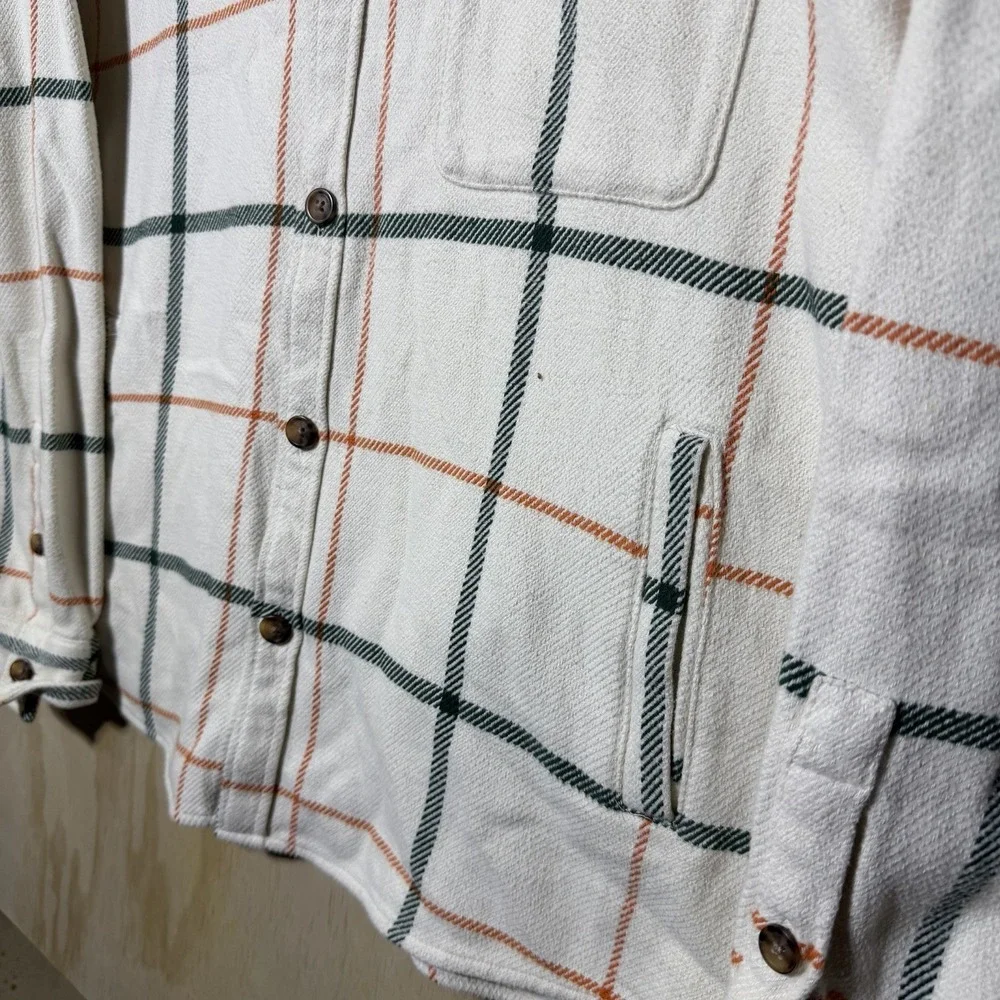 Goodfellow Flannel Shirt Jacket XL‎ Plaid Button Front Shacket Men